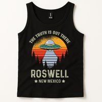 Truth Is Out There Roswell New Mexico Alien Abduction Ufo Tank Top
