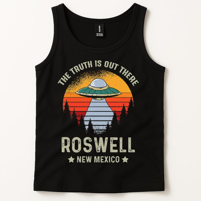 Truth Is Out There Roswell New Mexico Alien Abduction Ufo Tank Top