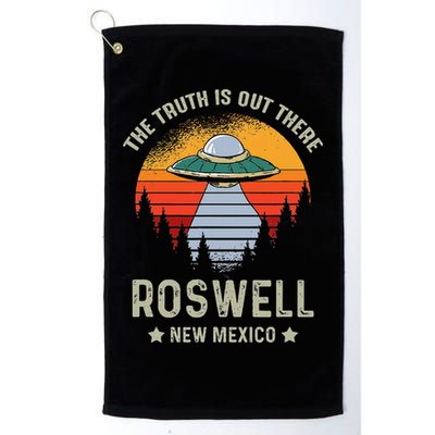 Truth Is Out There Roswell New Mexico Alien Abduction Ufo Golf Towel