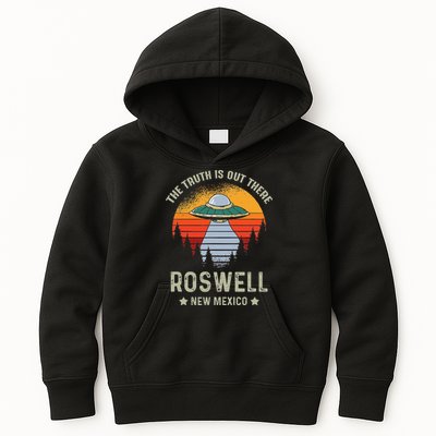 Truth Is Out There Roswell New Mexico Alien Abduction Ufo Kids Hoodie
