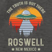 Truth Is Out There Roswell New Mexico Alien Abduction Ufo Vector Backpack