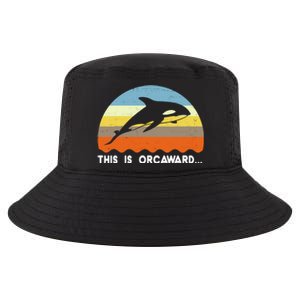 This Is Orcaward Funny Awkward Whale Sunset Cool Comfort Performance Bucket Hat