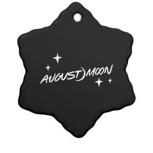 The Idea Of You August Moon Ceramic Star Ornament