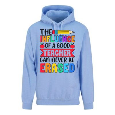 The Influence Of A Good Teacher Can Never Be Erased Unisex Surf Hoodie