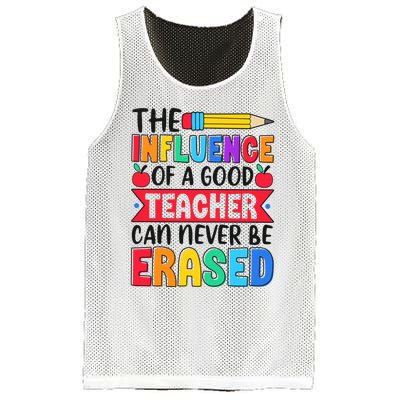 The Influence Of A Good Teacher Can Never Be Erased Mesh Reversible Basketball Jersey Tank