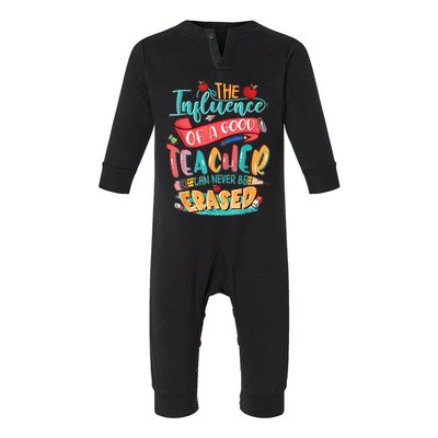 The Influence Of A Good Teacher Can Never Be Erased Infant Fleece One Piece