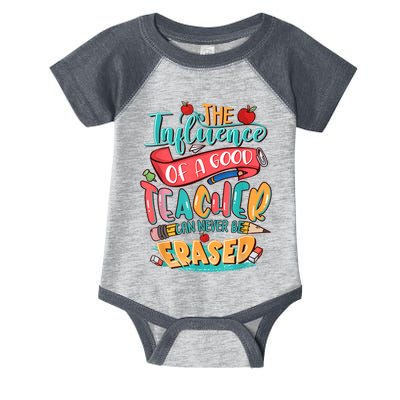 The Influence Of A Good Teacher Can Never Be Erased Infant Baby Jersey Bodysuit