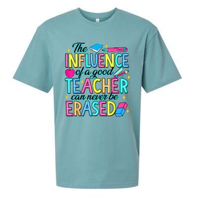 The Influence Of A Good Teacher Can Never Be Erased Sueded Cloud Jersey T-Shirt