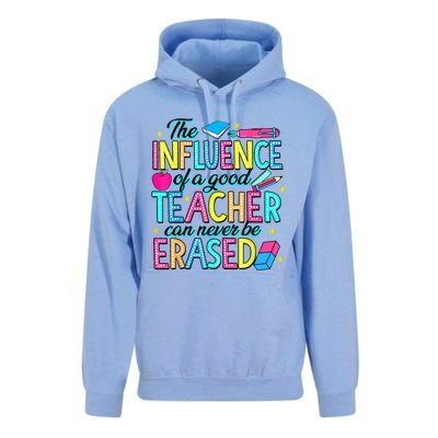 The Influence Of A Good Teacher Can Never Be Erased Unisex Surf Hoodie