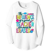 The Influence Of A Good Teacher Can Never Be Erased Women's Perfect Tri Tunic Long Sleeve Shirt