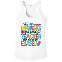 The Influence Of A Good Teacher Can Never Be Erased Ladies PosiCharge Competitor Racerback Tank