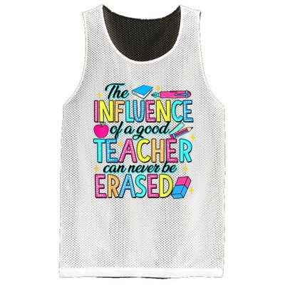 The Influence Of A Good Teacher Can Never Be Erased Mesh Reversible Basketball Jersey Tank