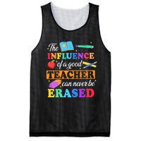 The Influence Of A Good Teacher Can Never Be Erased Mesh Reversible Basketball Jersey Tank