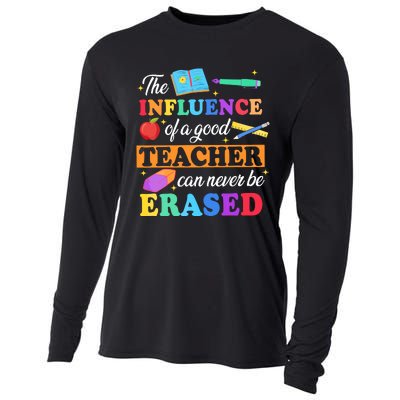 The Influence Of A Good Teacher Can Never Be Erased Cooling Performance Long Sleeve Crew