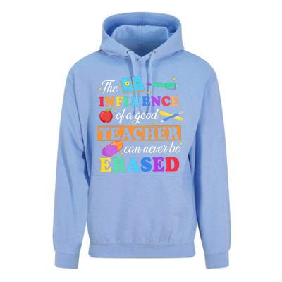 The Influence Of A Good Teacher Can Never Be Erased Unisex Surf Hoodie