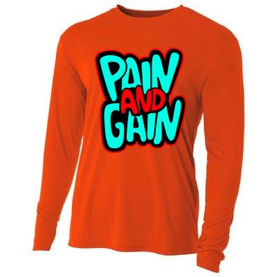 Train Insane Or Ramain The Same No Pain No Gain Cute Gift Cooling Performance Long Sleeve Crew