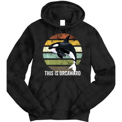 This Is Orcaward Whale Lover Orca Tie Dye Hoodie