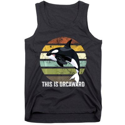 This Is Orcaward Whale Lover Orca Tank Top