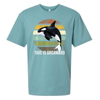 This Is Orcaward Whale Lover Orca Sueded Cloud Jersey T-Shirt