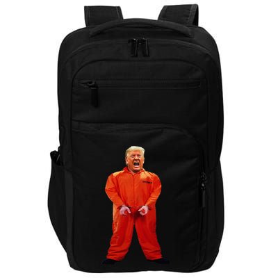 Trump In Orange Jumpsuit Impact Tech Backpack