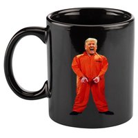 Trump In Orange Jumpsuit 11oz C Handle Ceramic Mug