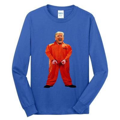 Trump In Orange Jumpsuit Tall Long Sleeve T-Shirt