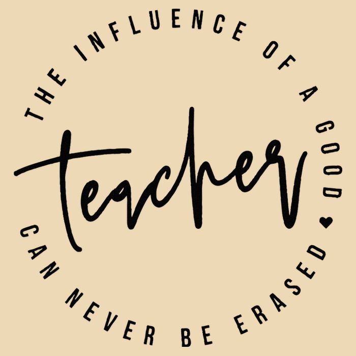 The Influence Of A Good Teacher Can Never Be Erased Zip Tote Bag