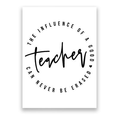 The Influence Of A Good Teacher Can Never Be Erased Poster