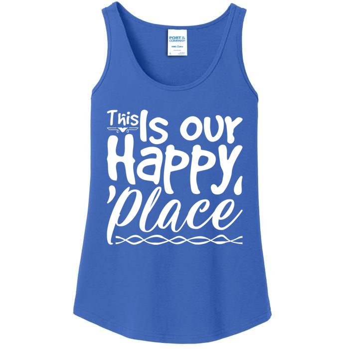 This Is Our Happy Place Couple Relationship Cute Gift Ladies Essential Tank