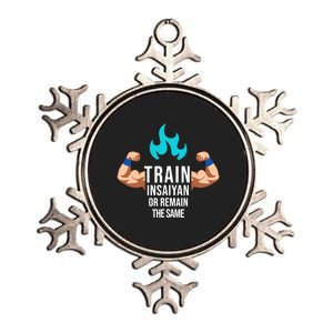 Train Insaiyan Or Remain The Same Anime Gym Bodybuilding Metallic Star Ornament