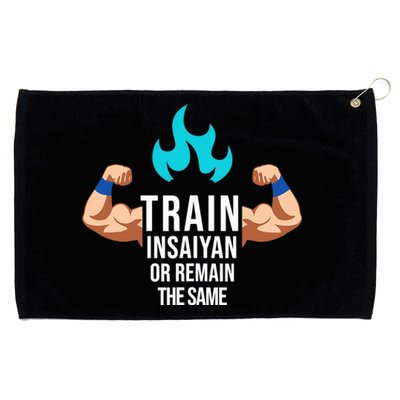 Train Insaiyan Or Remain The Same Anime Gym Bodybuilding Grommeted Golf Towel