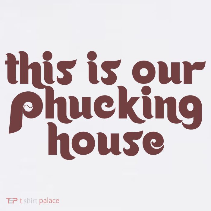 This Is Our Phucking House | Bedlam At The Bank | Philadelphia Baseball Women's V-Neck T-Shirt