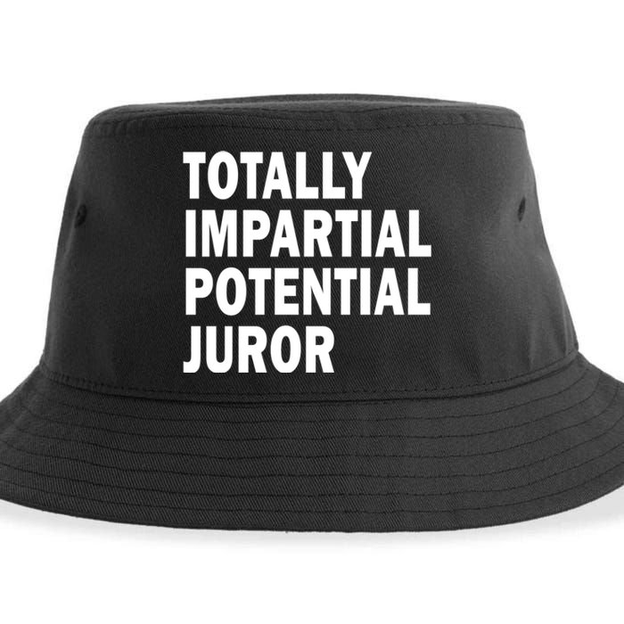 Totally Impartial Potential Juror Sustainable Bucket Hat