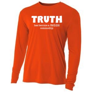 Truth Is Priceless Gift Cooling Performance Long Sleeve Crew