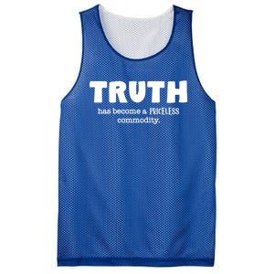 Truth Is Priceless Gift Mesh Reversible Basketball Jersey Tank