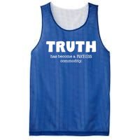 Truth Is Priceless Gift Mesh Reversible Basketball Jersey Tank