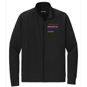 Totally Impartial Potential Juror Stretch Full-Zip Cadet Jacket