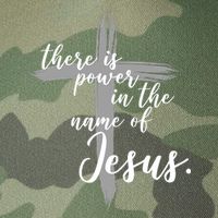 There Is Power In The Name Of Jesus Cross Legacy Tie Dye Trucker Hat