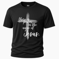 There Is Power In The Name Of Jesus Cross Performance Shirt