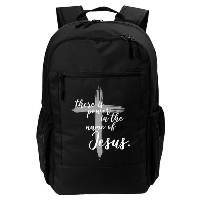 There Is Power In The Name Of Jesus Cross Backpack
