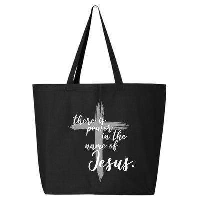 There Is Power In The Name Of Jesus Cross 25L Jumbo Tote