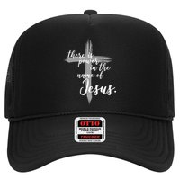 There Is Power In The Name Of Jesus Cross Hat