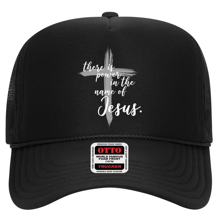 There Is Power In The Name Of Jesus Cross Hat