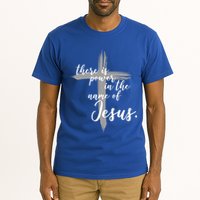 There Is Power In The Name Of Jesus Cross Tall T-Shirt