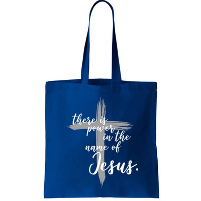 There Is Power In The Name Of Jesus Cross Bag