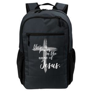 There Is Power In The Name Of Jesus Cross Daily Commute Backpack