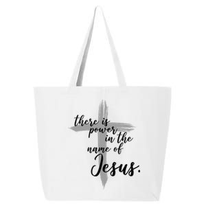 There Is Power In The Name Of Jesus Cross 25L Jumbo Tote