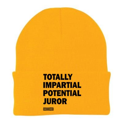 Totally Impartial Potential Juror Knit Cap Winter Beanie