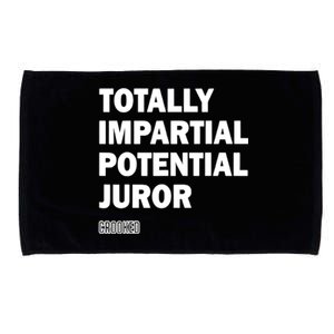 Totally Impartial Potential Juror Microfiber Hand Towel