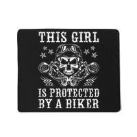 This Is Protected By A Biker Mousepad